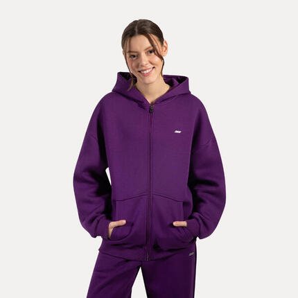 Damen Zip Hoodie Lyanna Rot