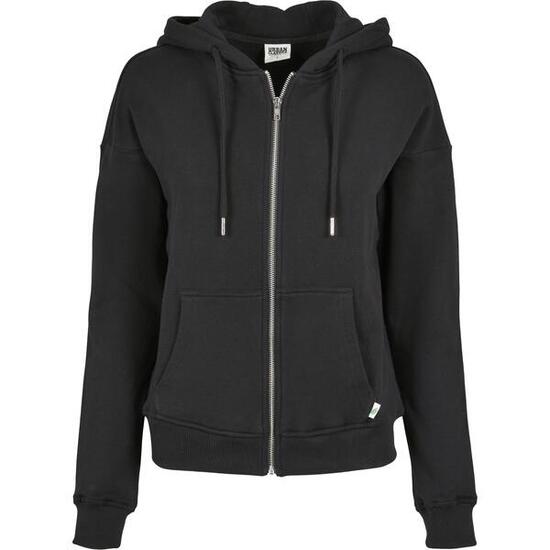 Kapuzenpullover, Damen Urban Classics organic terry zip