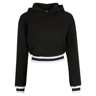 Dames hoodie met korte capuchon urban classics college gt
