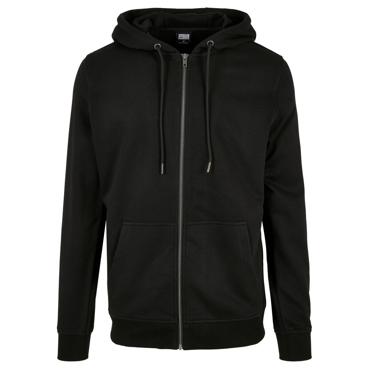 URBAN CLASSICS Felpa con cappuccio Urban Classics basic terry zip