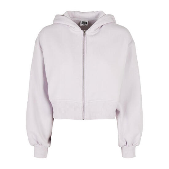 Sweatshirt à capuche courte zippée femme Urban Classics Oversized GT