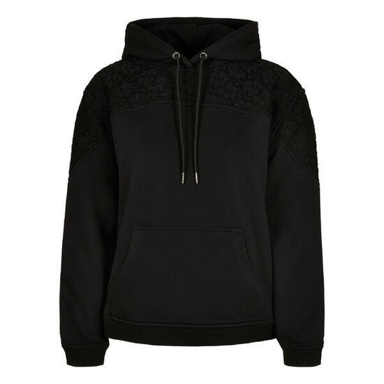 Kapuzenpullover, Damen Urban Classics Lace Inset