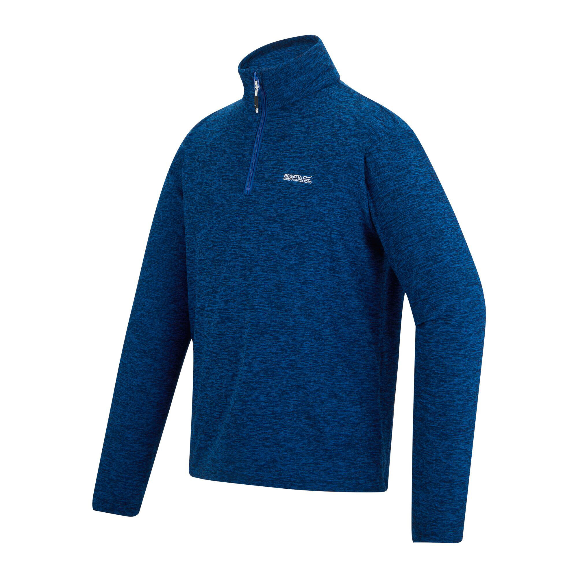 "Thompson" Fleecejacke für , mit halbem Reißverschluss, meliert Herren 3/5