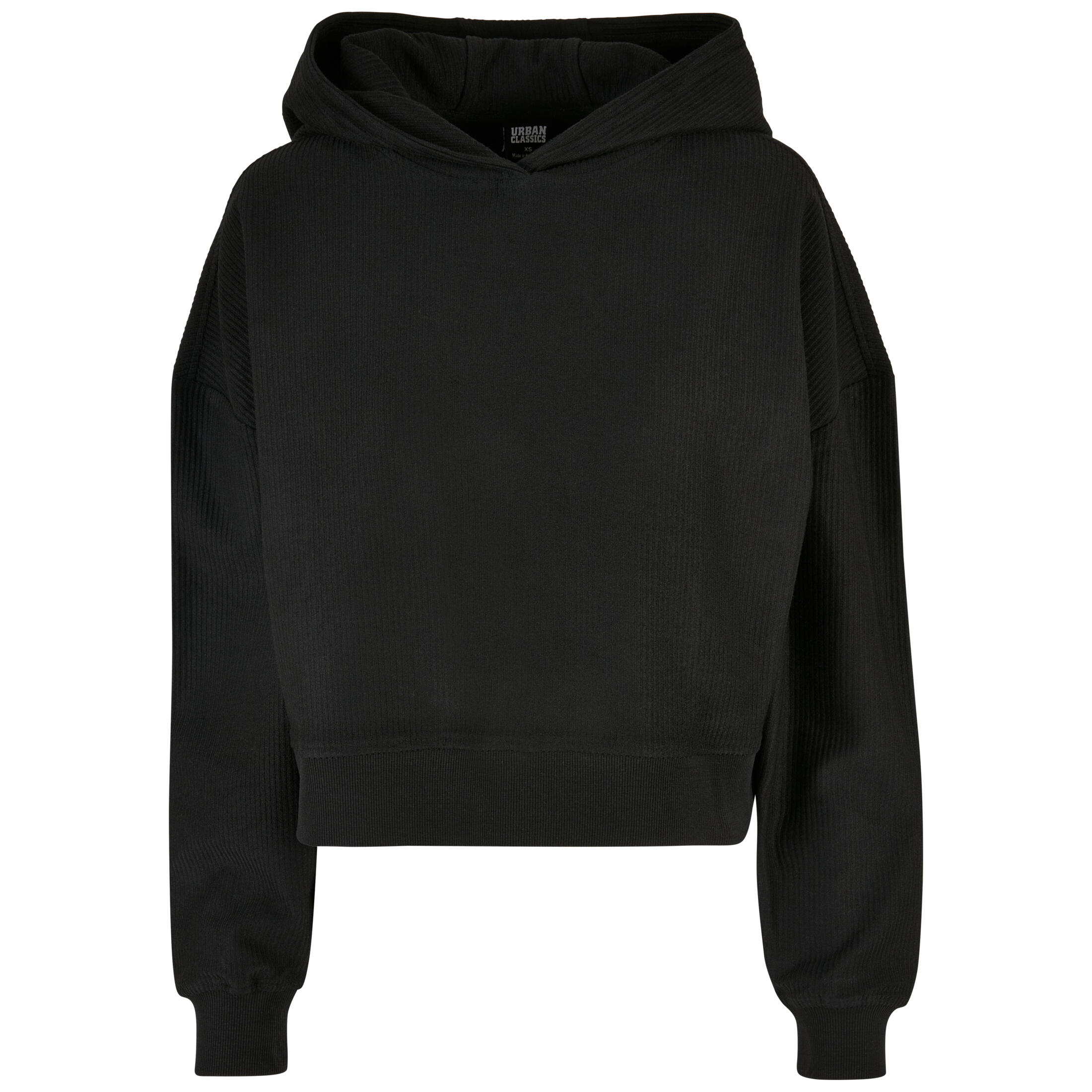 URBAN CLASSICS Women's short ribbed hoodie Urban Classics Oversized GT