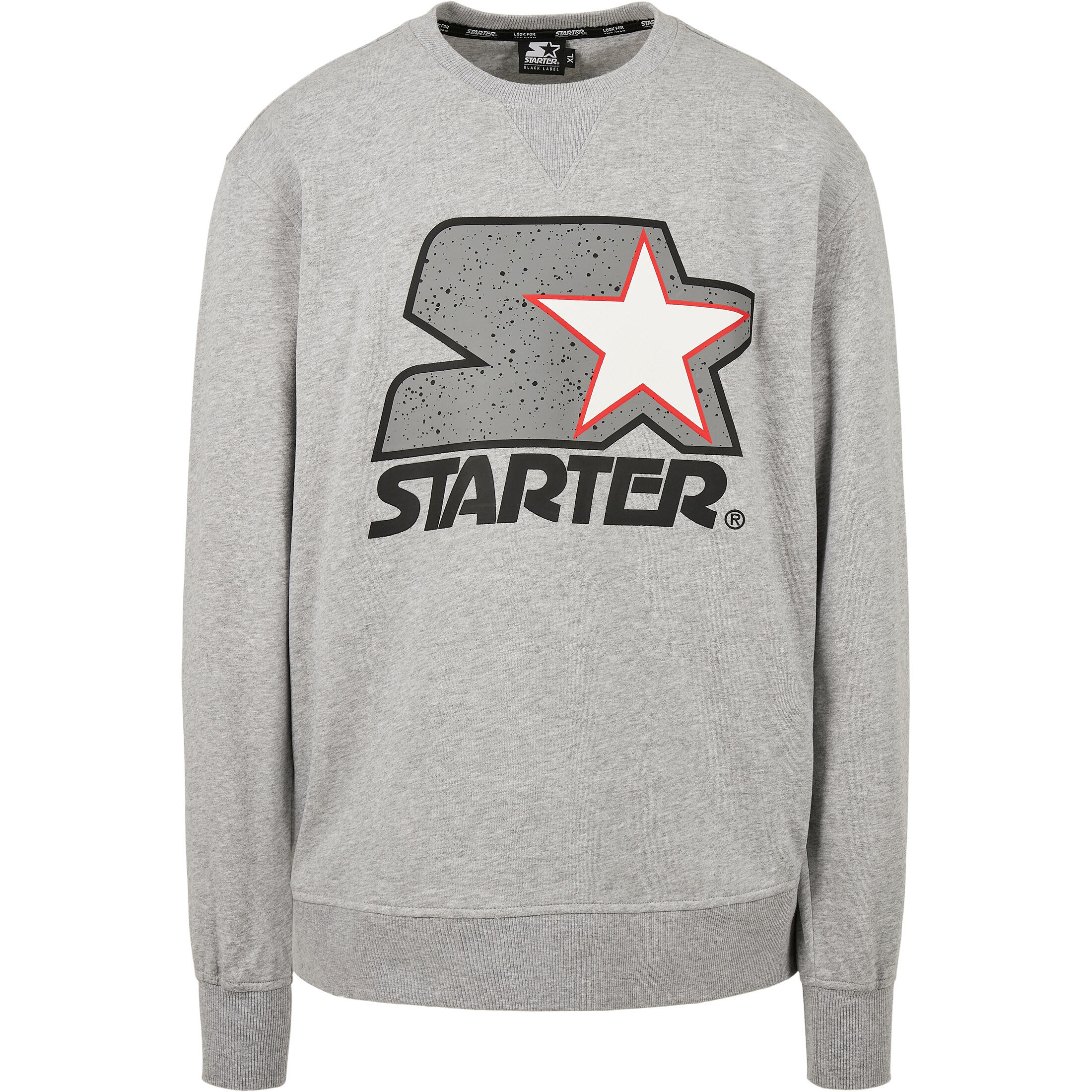 URBAN CLASSICS Sweatshirt Urban Classics starter multicolored logo col rond