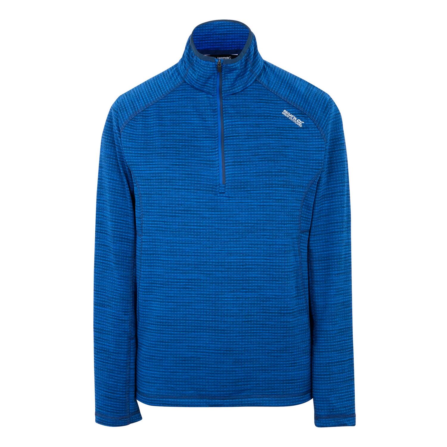 REGATTA Mens Yonder II Half Zip Fleece Top (Snorkel Blue)
