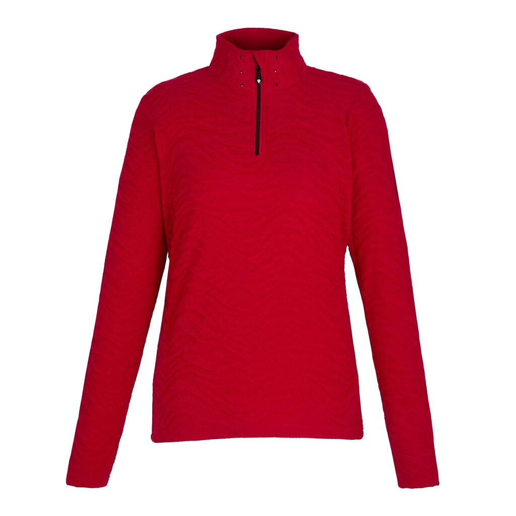 Womens/Ladies Glamourize III Quilted Quarter Zip Midlayer (True Red)