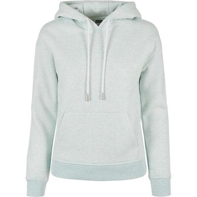 Dames sweatshirt met capuchon urban classics color melange