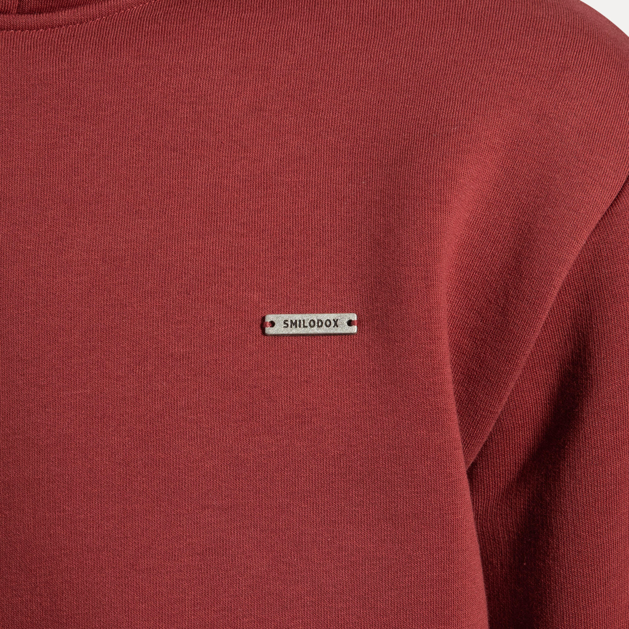 Herren Hoodie Ilyas Bordeaux 4/5