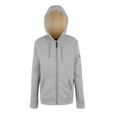 Heren naddle fleece full zip hoodie (grijze mergel)