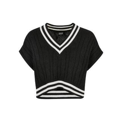 Pull court en tricot femme Urban Classics College