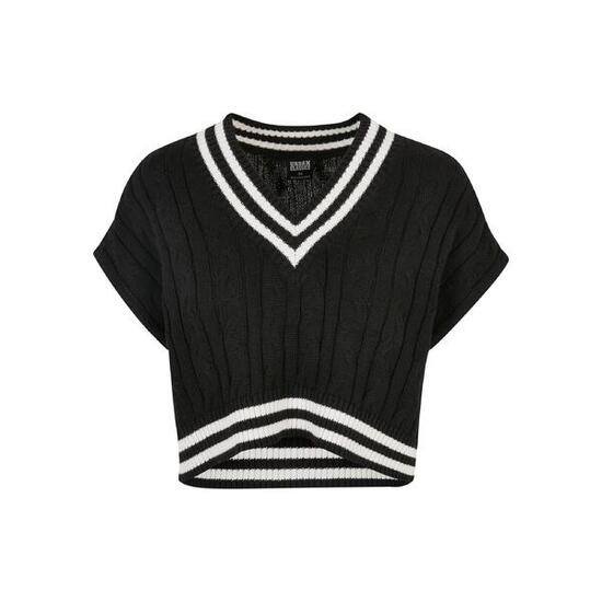 Pull court en tricot femme Urban Classics College