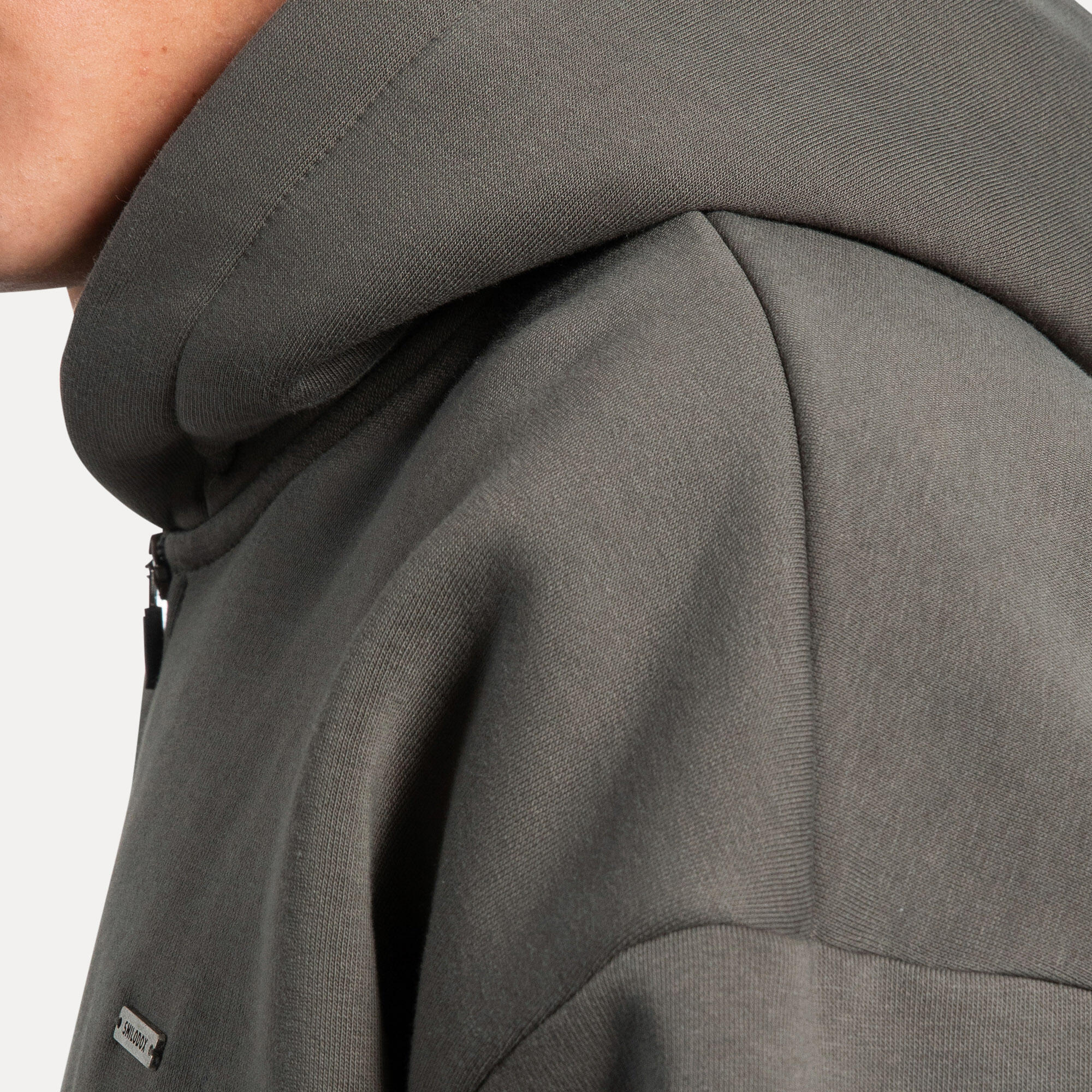 Herren Zip Hoodie Cedrik Grau 5/5