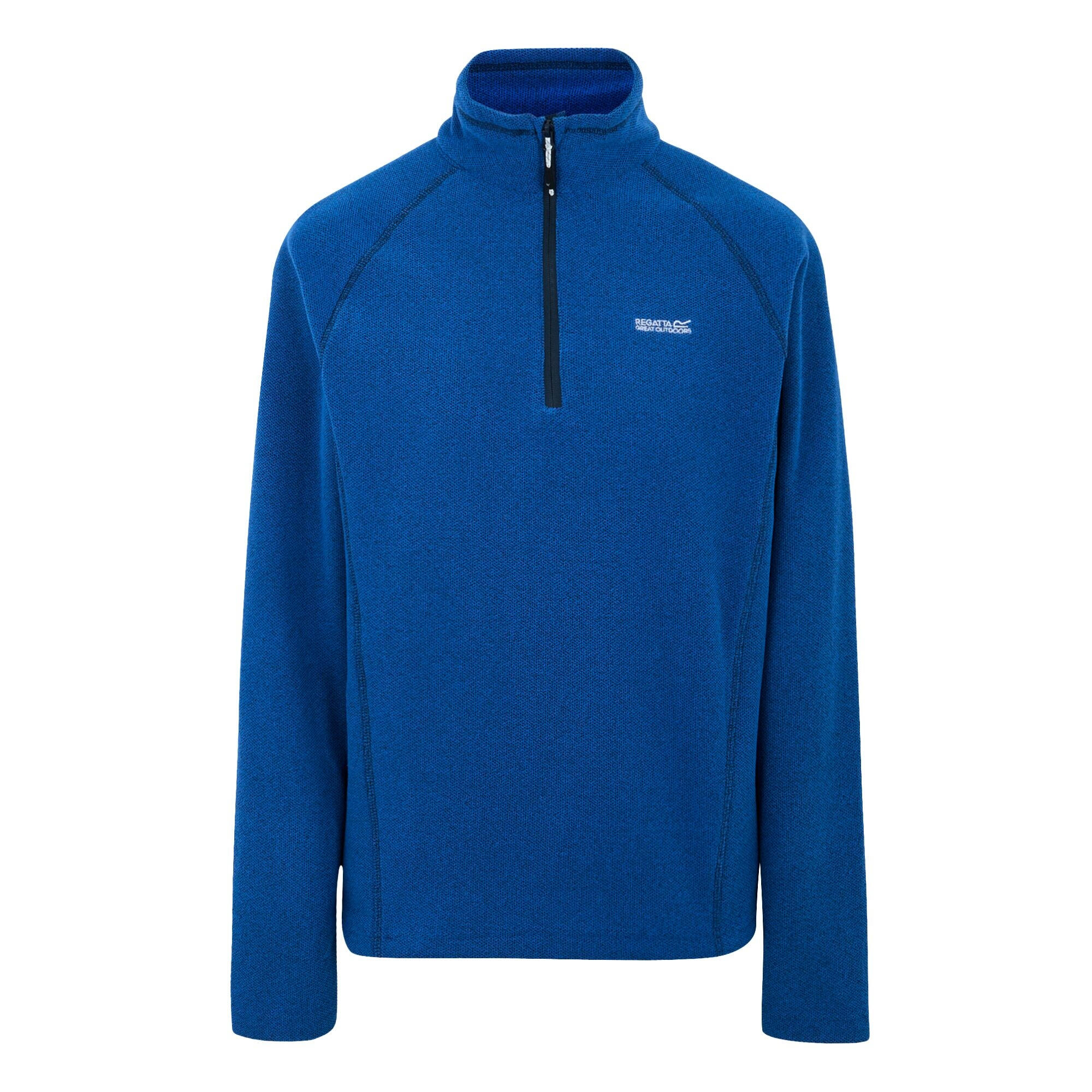 REGATTA Great Outdoors Mens Kenger Half Zip Honeycomb Fleece (Snorkel Blue)