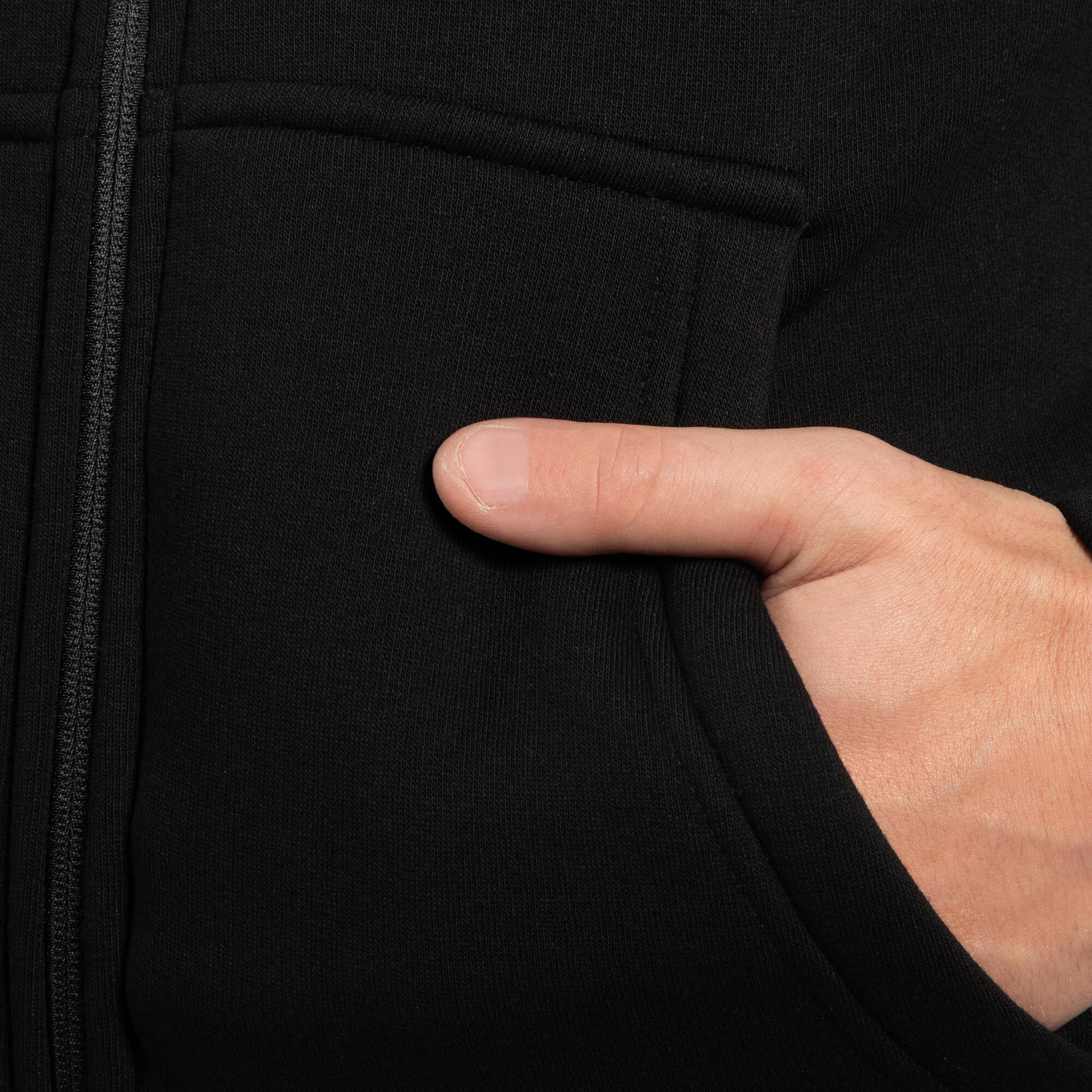Herren Zip Hoodie Ilyas Schwarz 5/5
