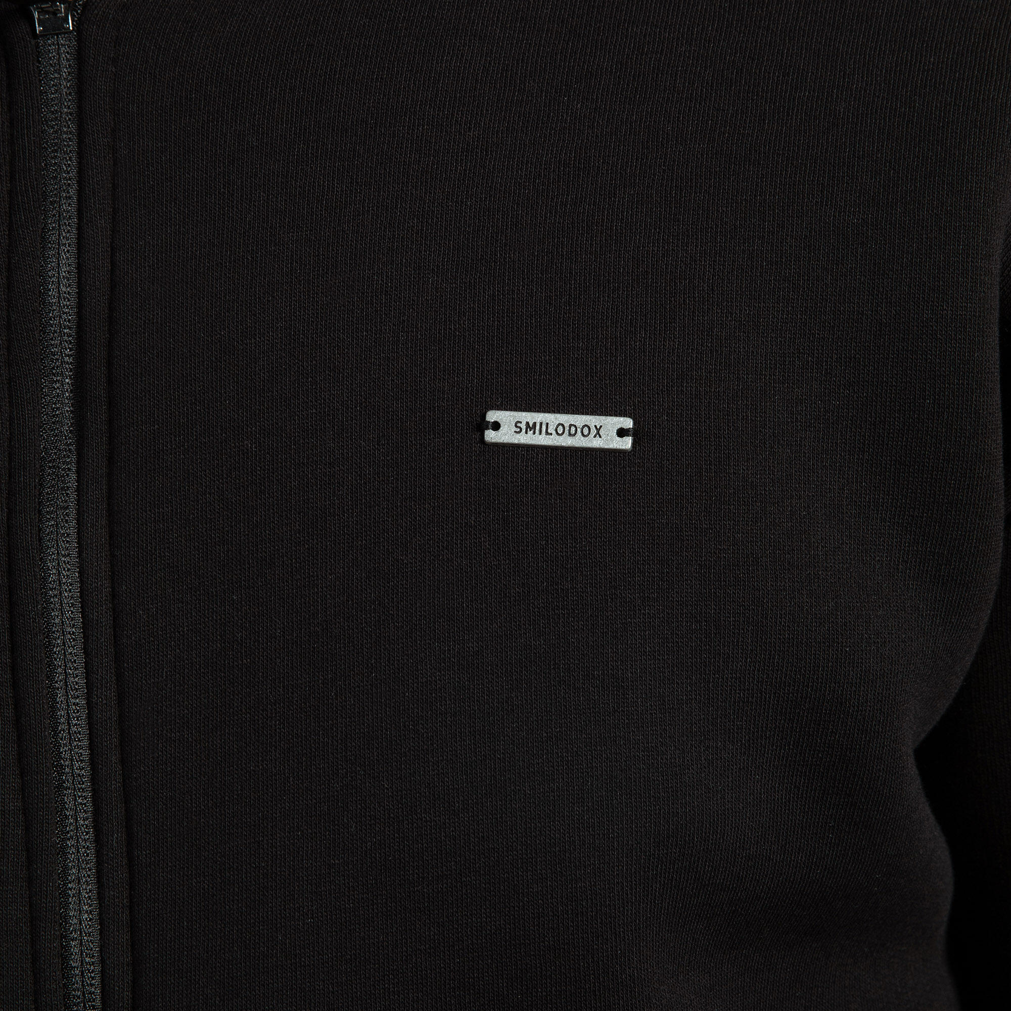 Herren Zip Hoodie Ilyas Schwarz 4/5