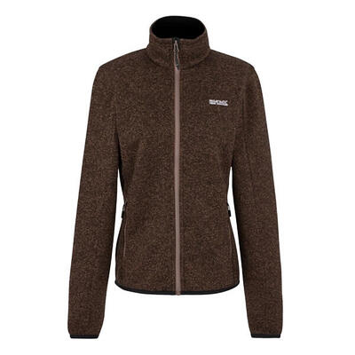 Dames newhill full zip fleecejack (mokka)