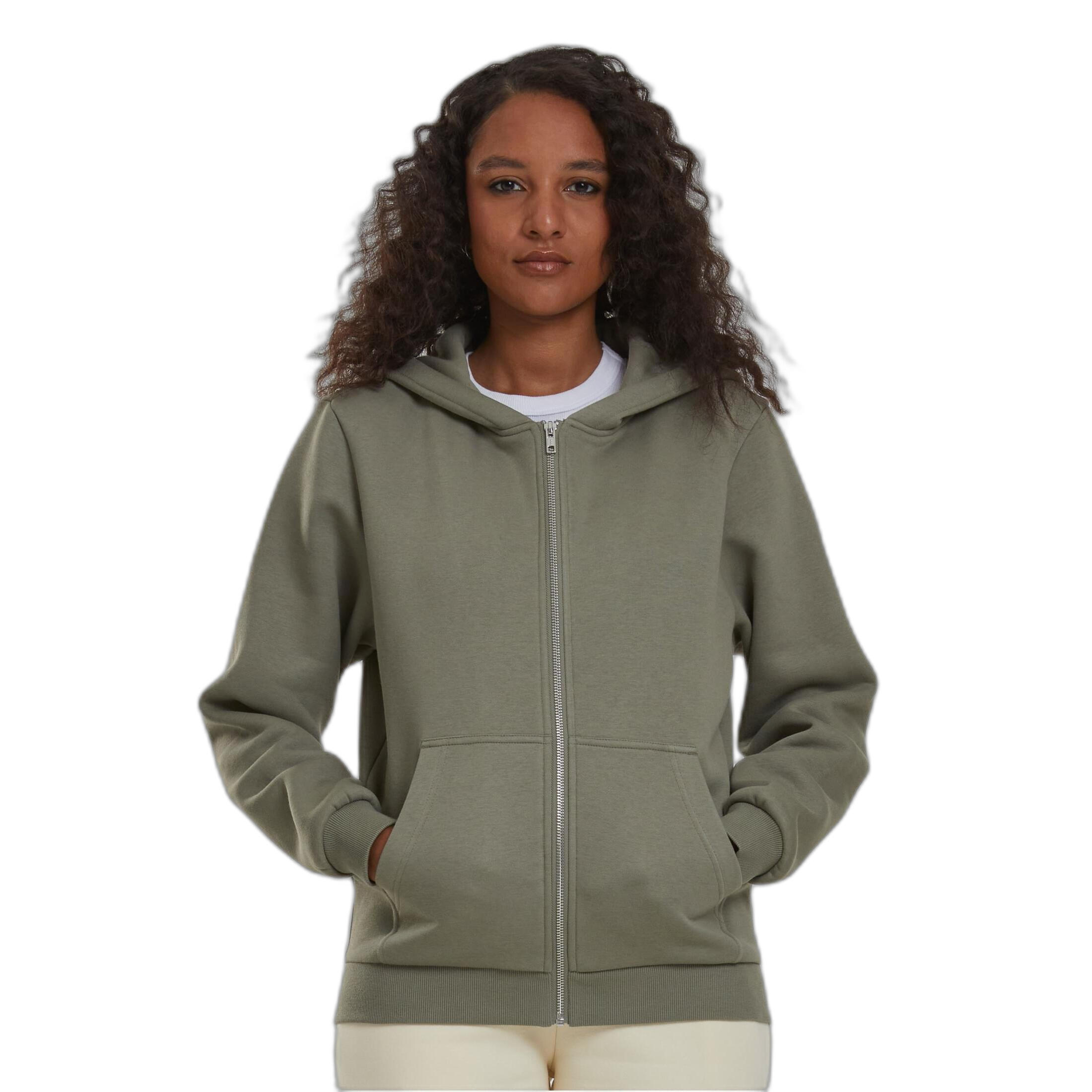 URBAN CLASSICS Women's zip-up hoodie Urban Classics