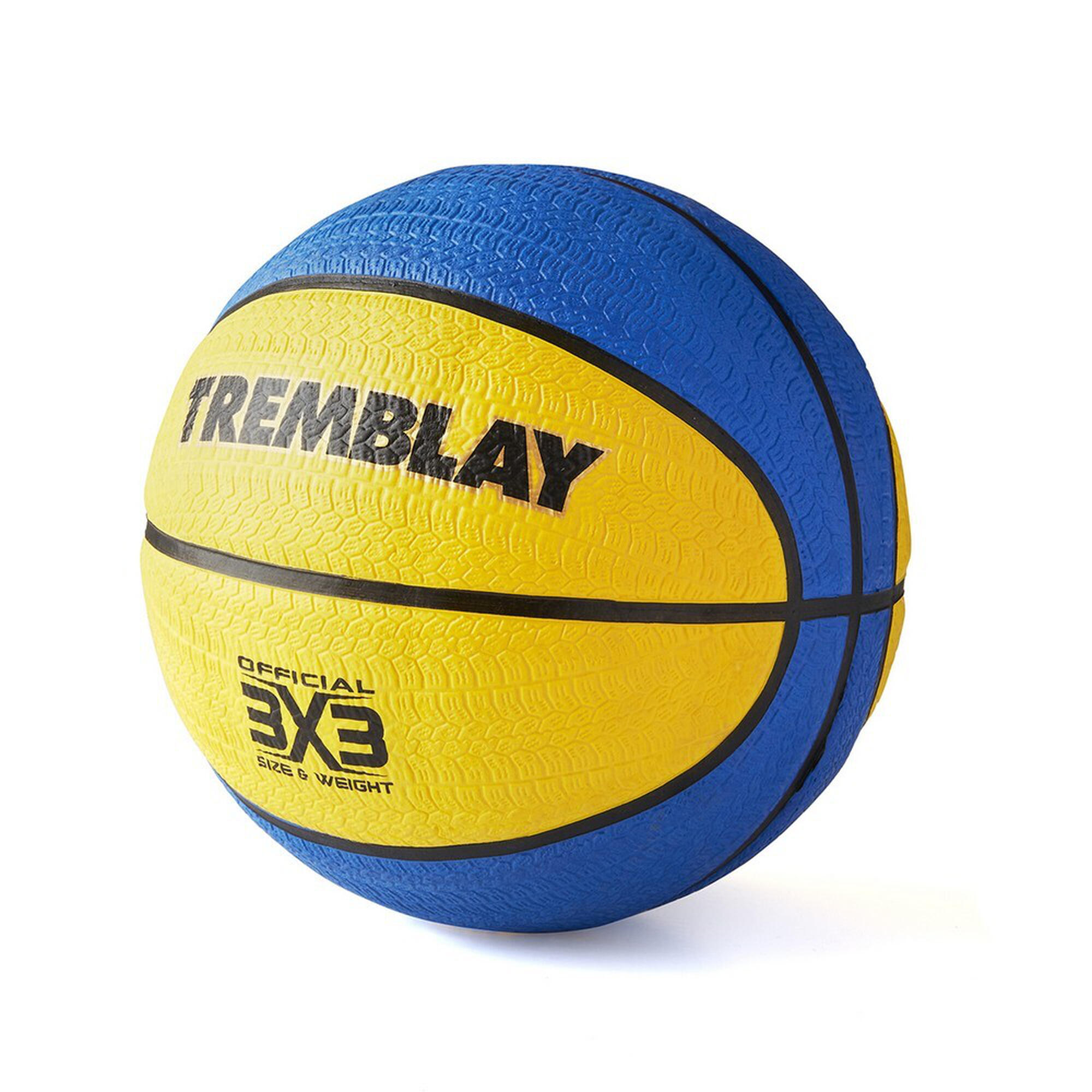 Tremblay - Ballon De Basketball Tremblay Ct - Ballon - Bleu|jaune - No Size - Decathlon