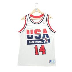 Reconditionné - Maillot Homme 1992 USA Dream Team Blanc - Excellent