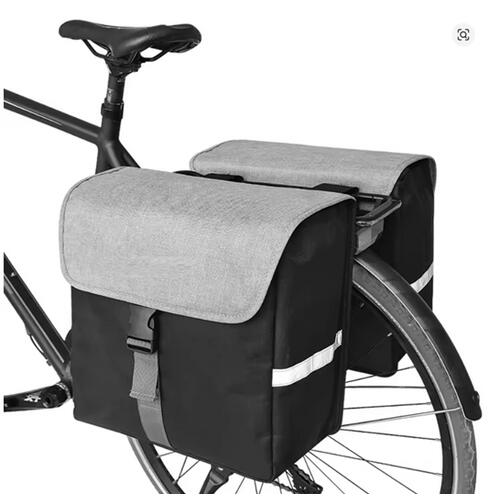 Torba sakwa rowerowa Xqmax 2x20L podwójna na bagażnik 2/7