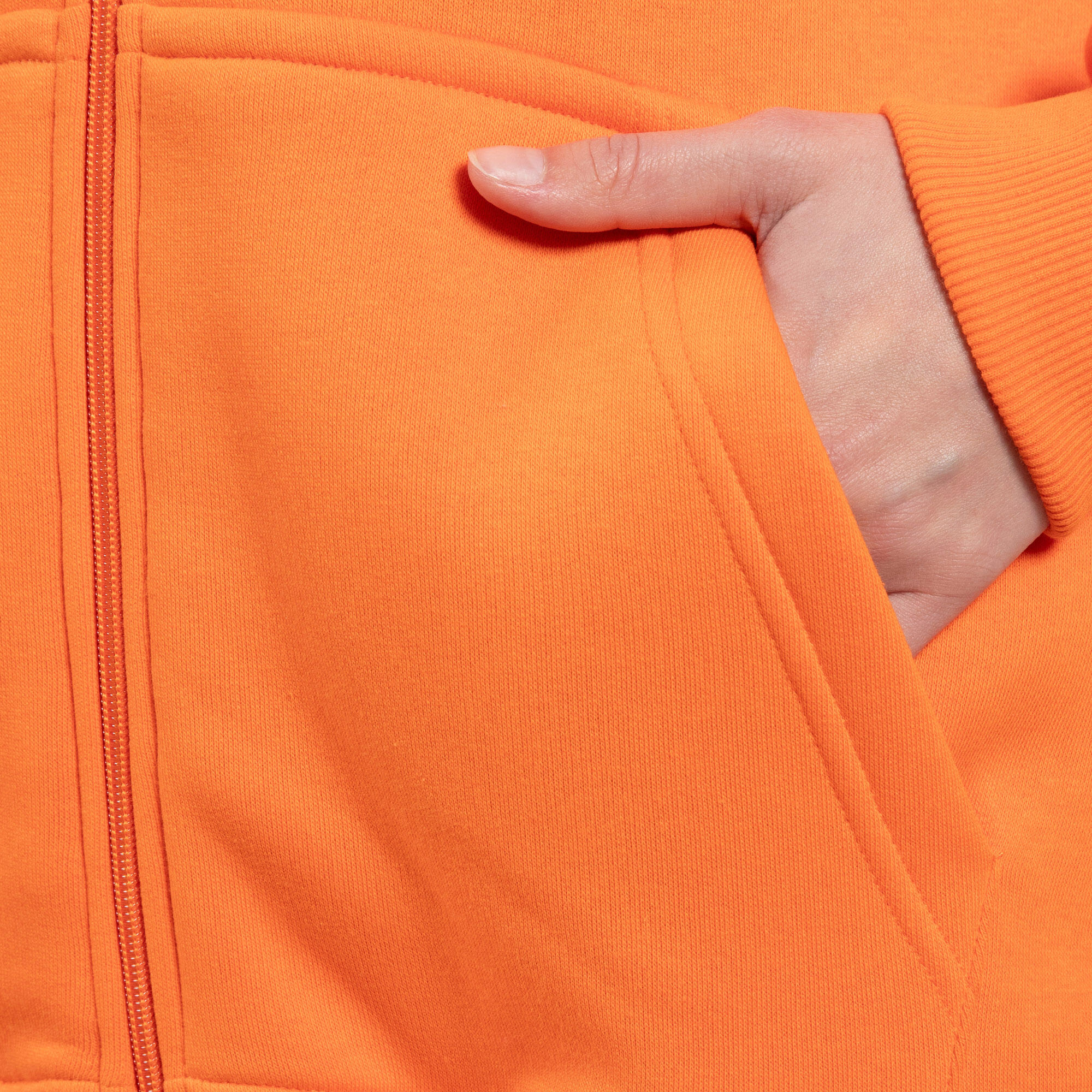 Damen Zip Hoodie Lyanna Orange 5/5