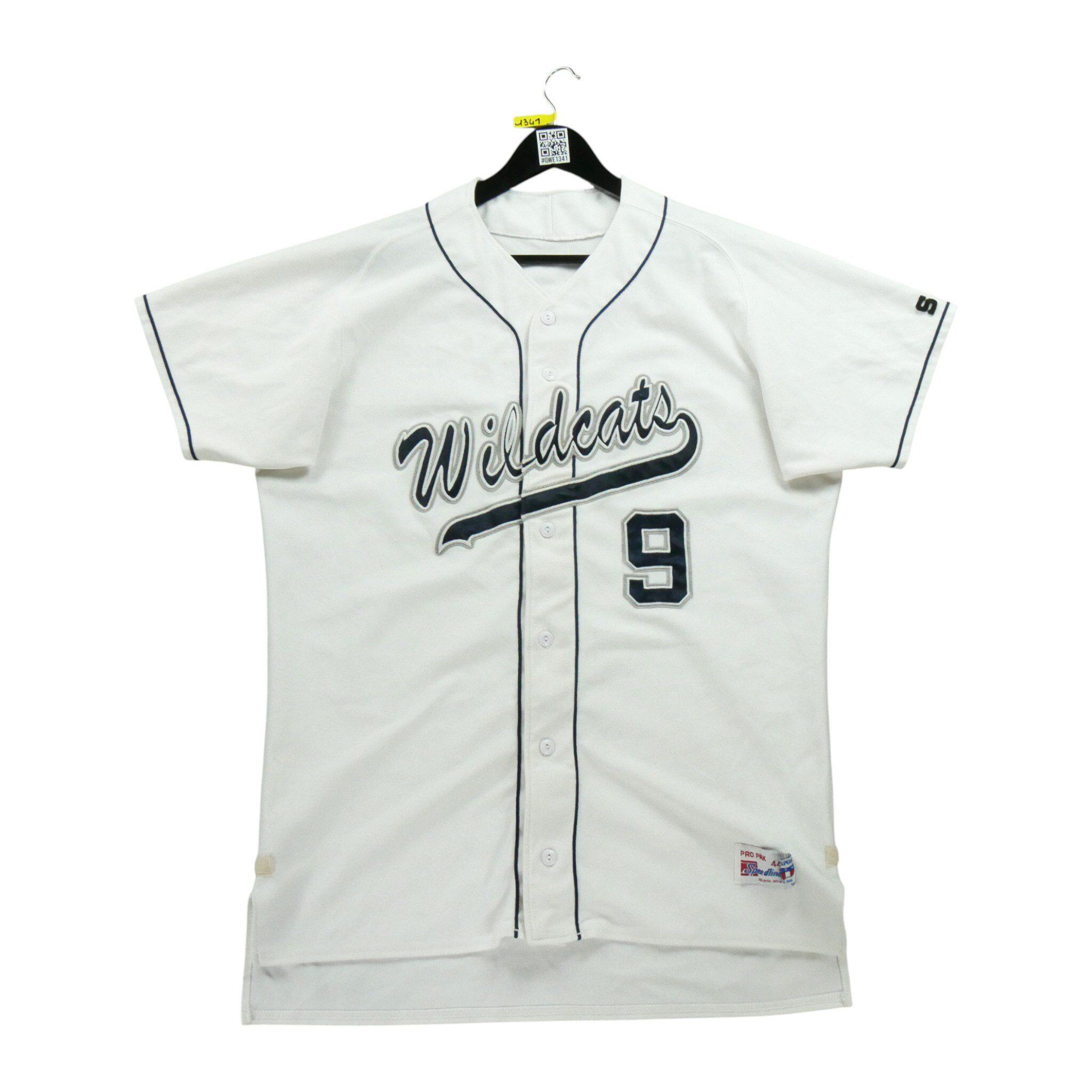 MAJOR LEAGUE BASEBALL Reconditionné - Maillot Homme Wildcats Baseball Blanc - Bon État