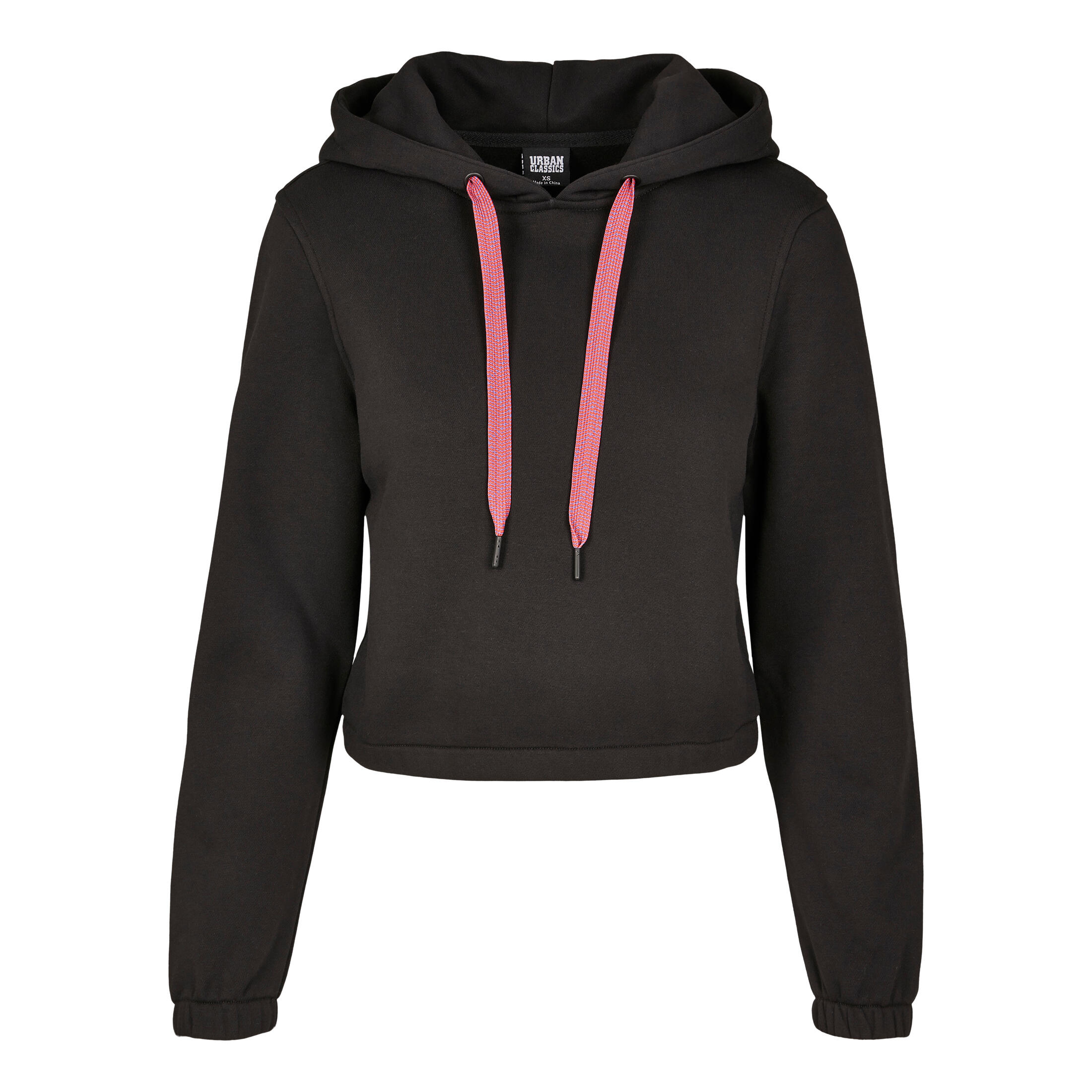URBAN CLASSICS Women's hooded sweatshirt urban Classic contrat drawtring