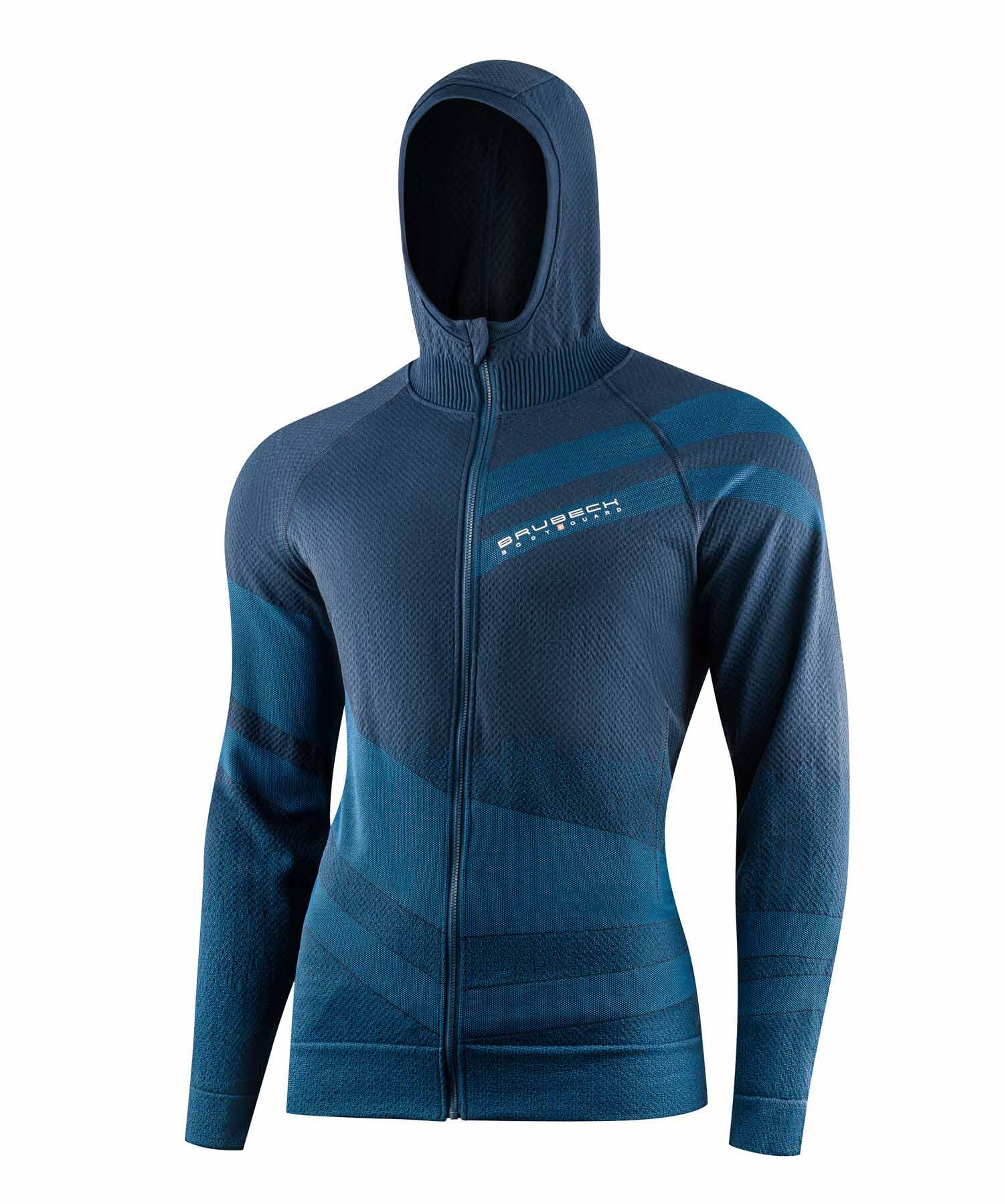 Bluza męska wełniana z kapturem Brubeck THERMO WOOL by Pustelnik 3/5
