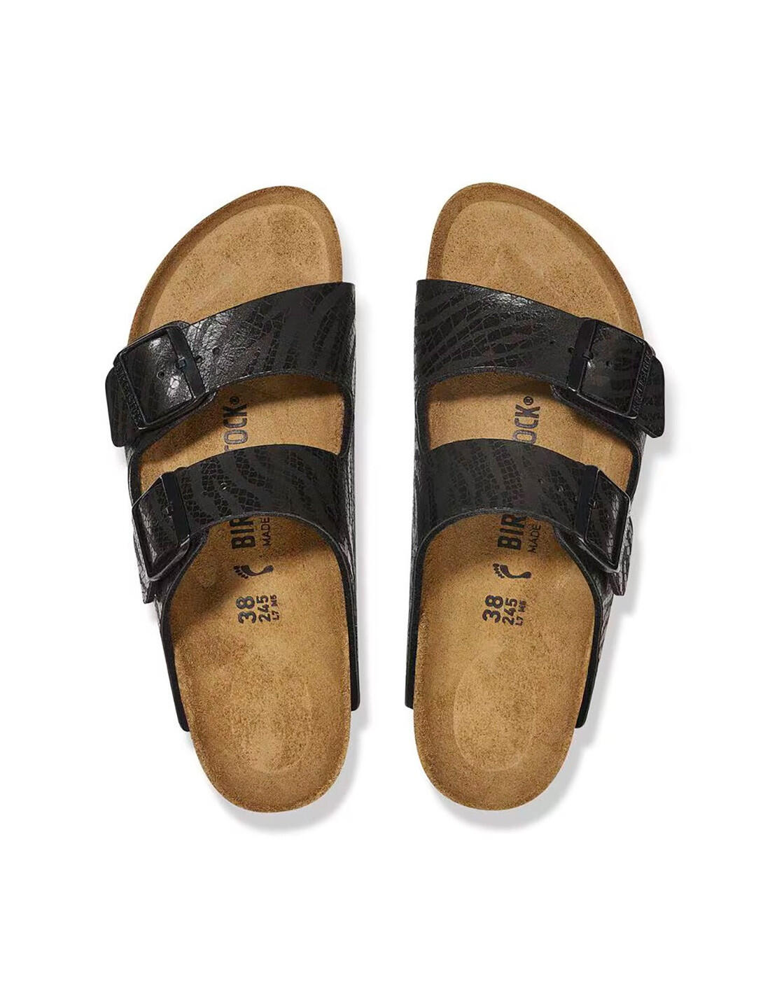 BIRKENSTOCK Arizona SYN Soft Zebra - Sandales (largeur standard) 4/5