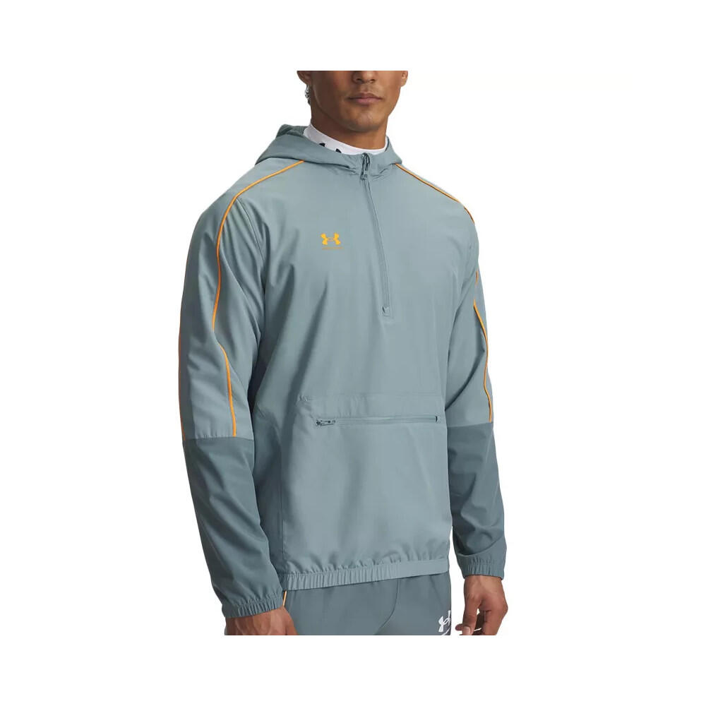 Under Armour - Veste De Survêtement Under Armour Challenger Warmup - Sweat Zippé - Bleu|orange - Decathlon