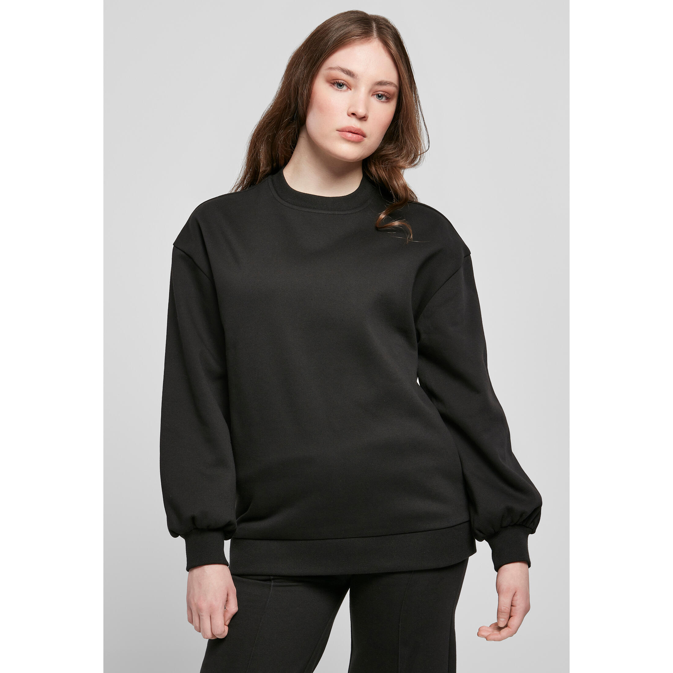 Urban Classics - Sweatshirt Femme Urban Classics Organic Oversized Crew - Sweat-shirt - Noir - Decathlon