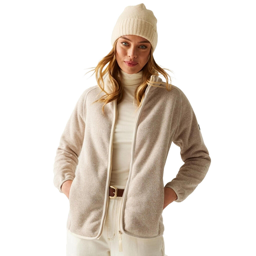 Womens/Ladies Mellrey Full Zip Fleece (Light Vanilla)