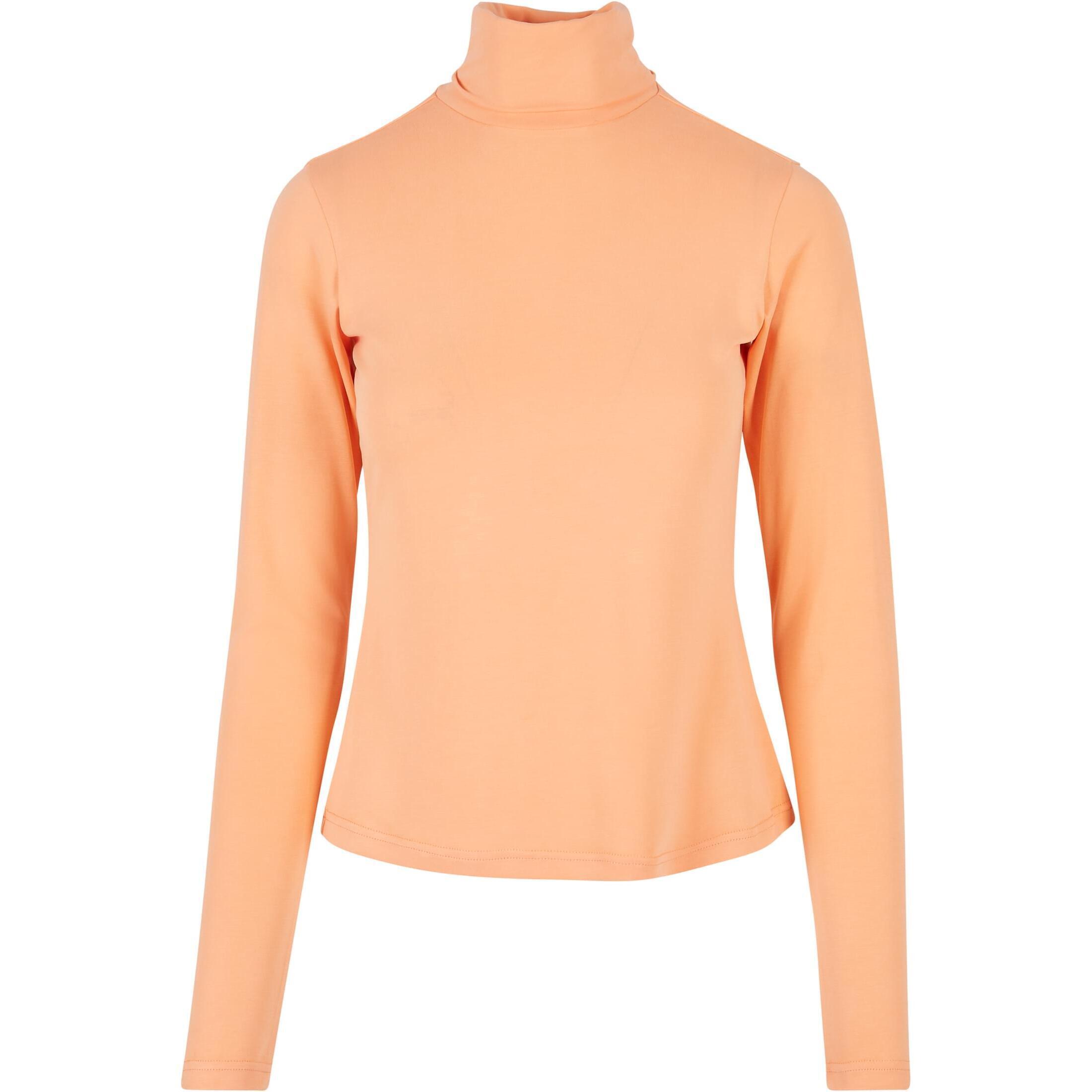 URBAN CLASSICS Women's long sleeve turtleneck sweatshirt in modal Urban Classics GT