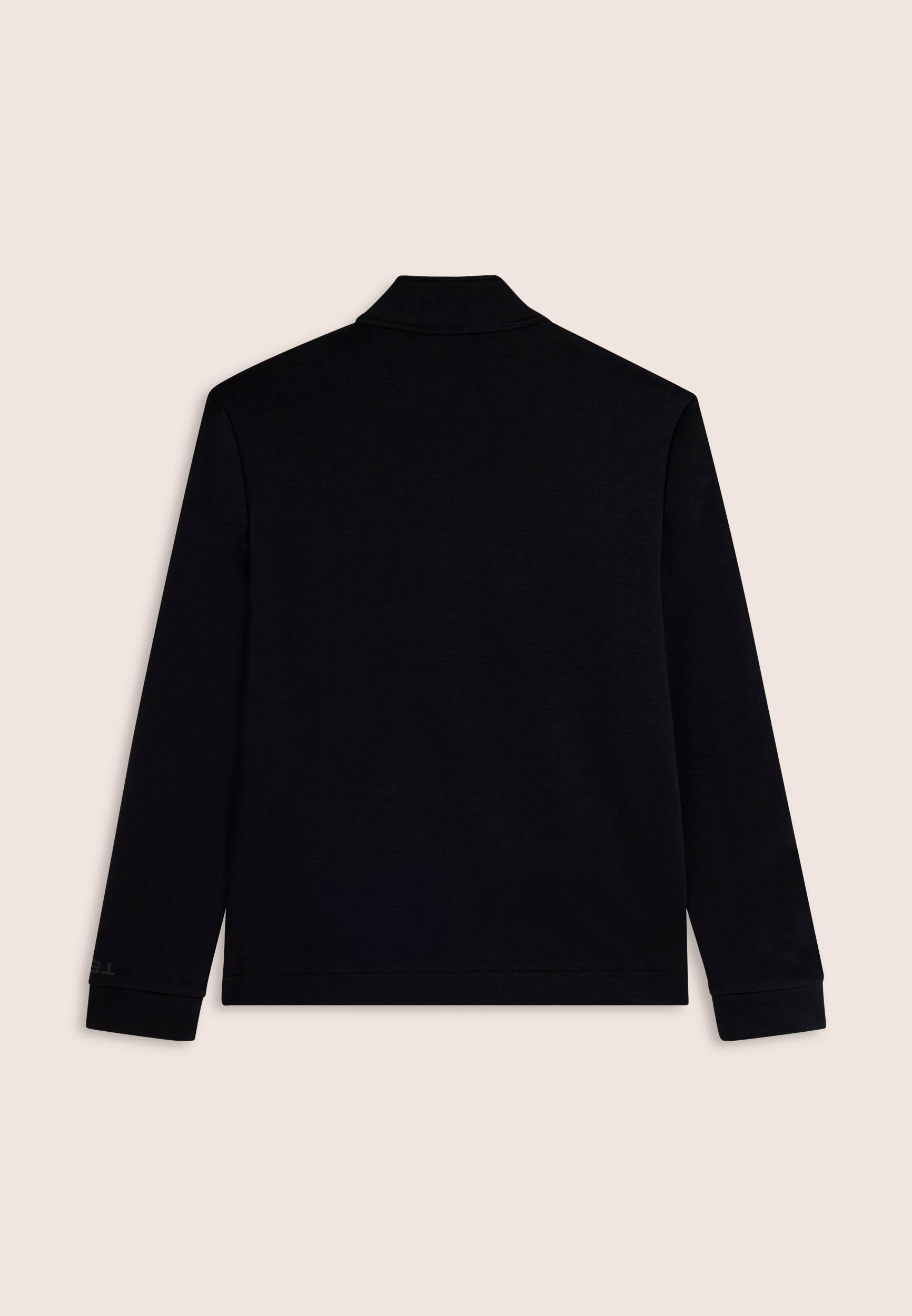 Sweat-shirt entièrement zippé, col montant et détails à effet brillant 2/3