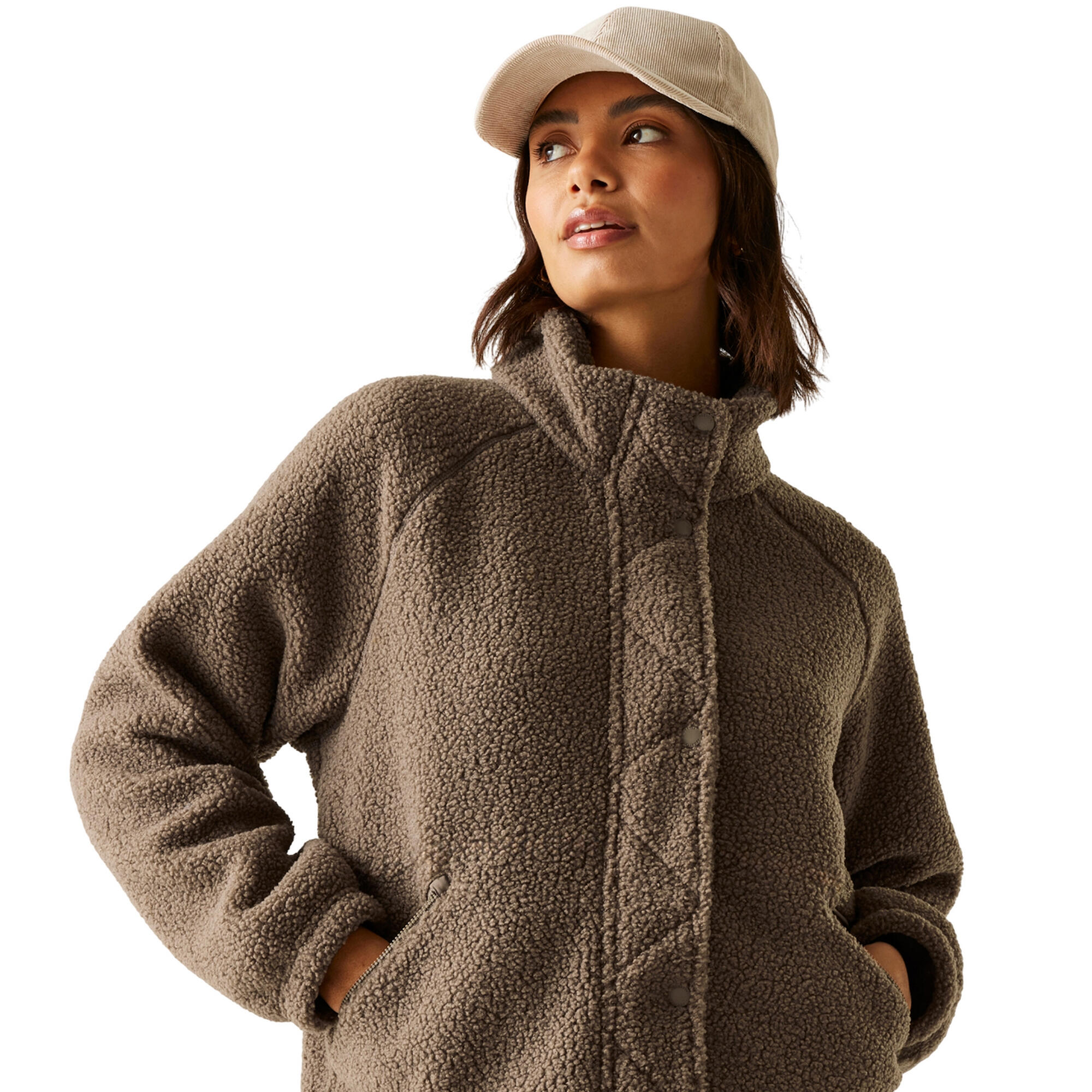 Veste Polaire EMILICA Femme (Moka) 4/5