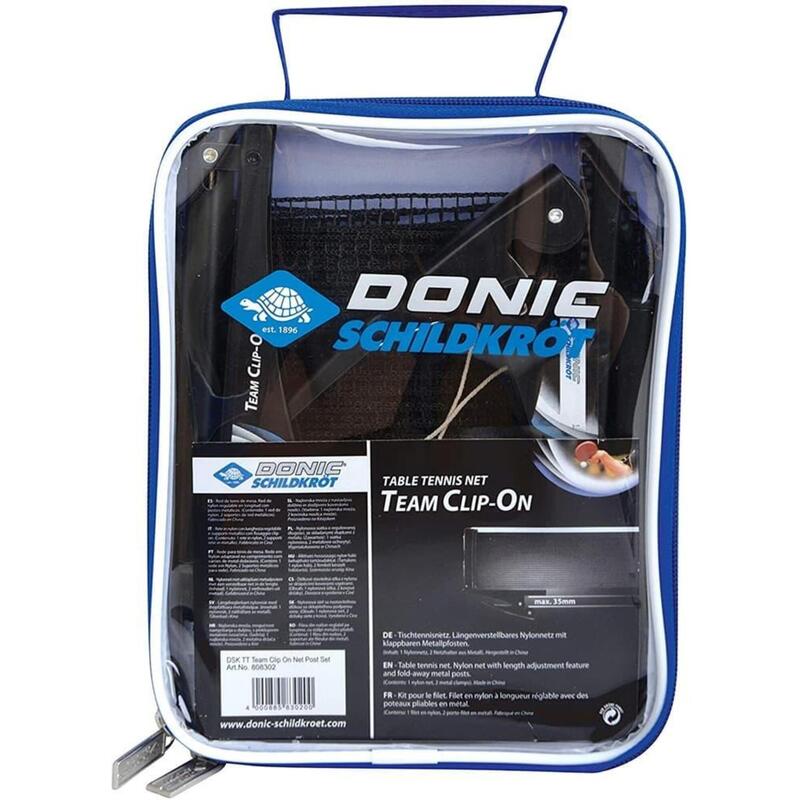 Donic Schildkröt tafeltennisnet Team Clip On 180 x 16 cm