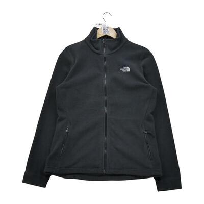 Tweedehands - dames tnf zwarte fleece jas - als nieuw