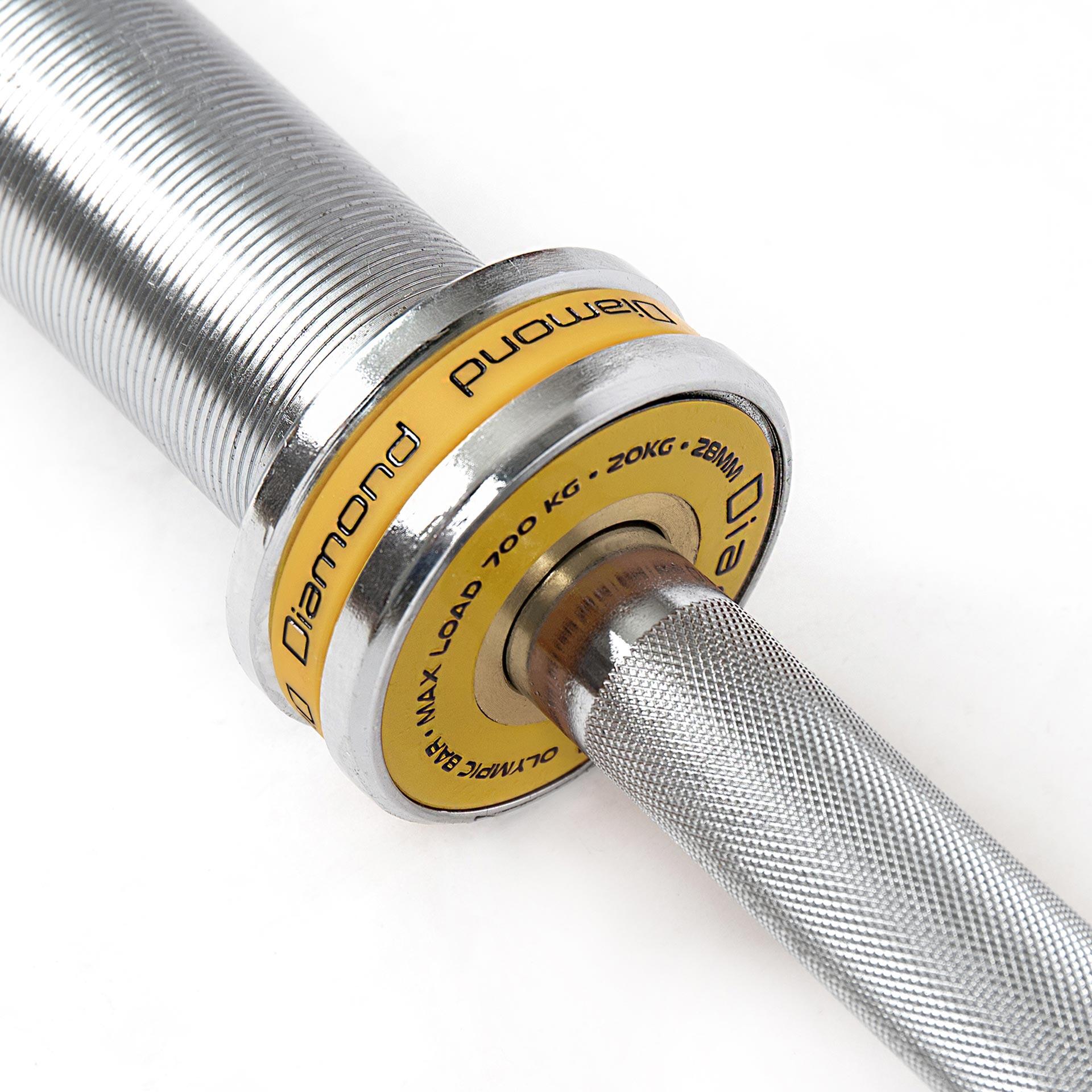 Bilanciere Olimpico Master 220 cm - Carico max 700 Kg - 50 mm Diamond 4/5