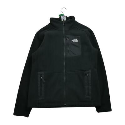 Second life - Herren TNF Schwarze Fleecejacke - In sehr gutem Zustand
