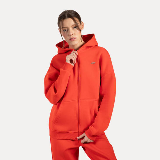 Damen Zip Hoodie Lyanna Rot