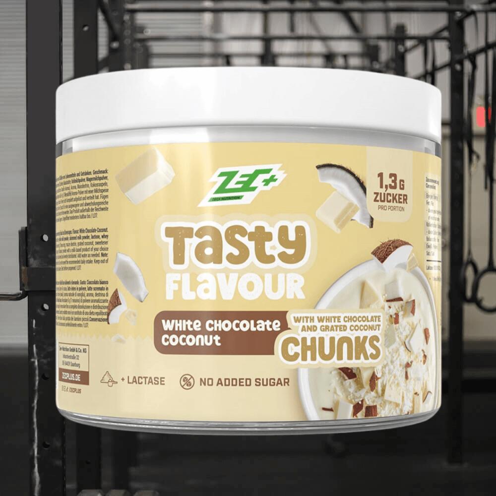 Zec+ Tasty Flavour with chunks (100g) White Chocolate Coconut 2/3