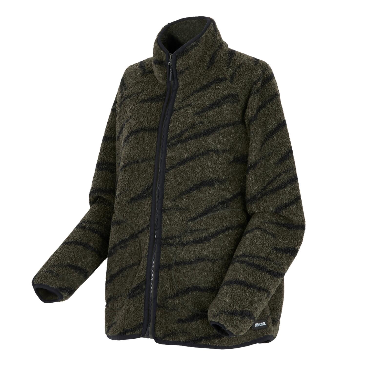 "Frankie" Fleecejacke für , Durchgehender Reißverschluss, Teddyfleece Damen 3/4