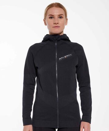 Bluza damska z kapturem Brubeck THERMO WOOL by Pustelnik