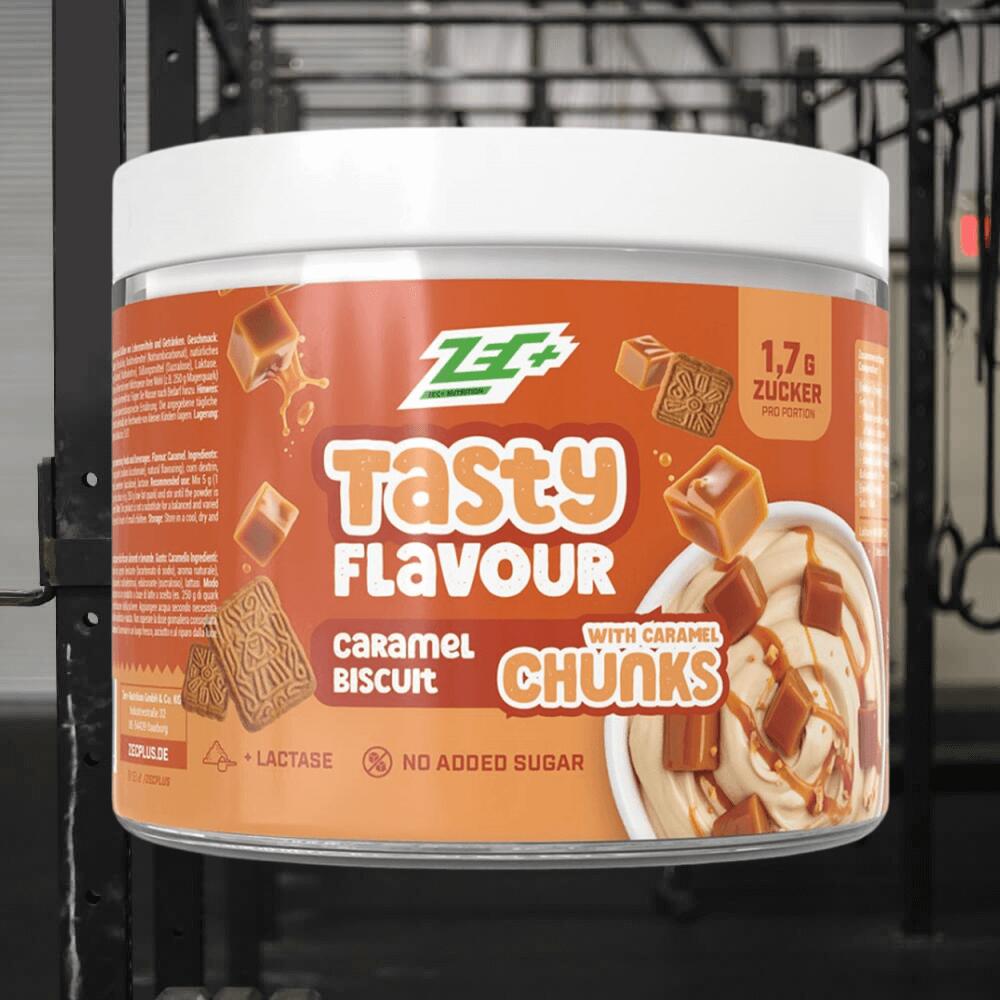 Zec+ Tasty Flavour with chunks (100g) Caramel Biscuit - Alimenti funzionali 2/3
