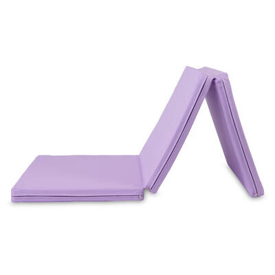 Turnmatte 180 x 60 x 6 cm schwarz Weichbodenmatte klappbar Jeflex