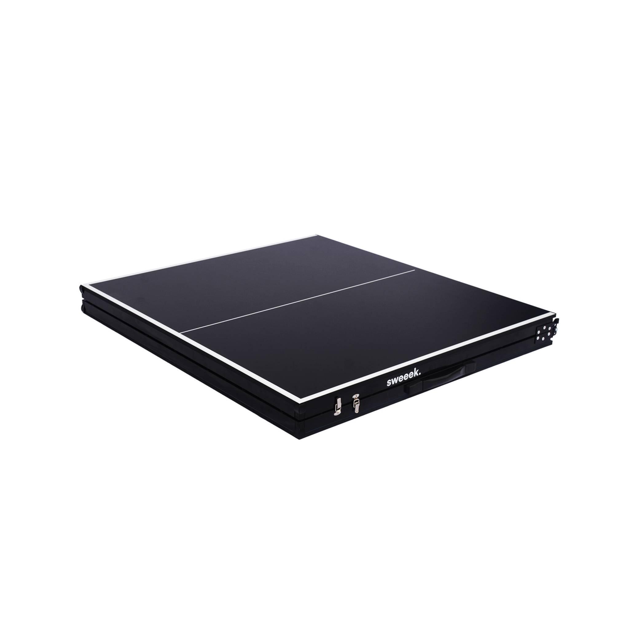 Table de ping pong d'intérieur médium, noir, pliable | sweeek 3/5