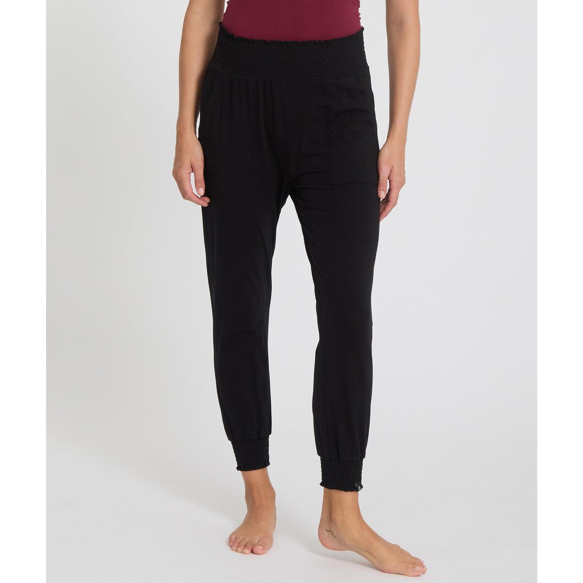Yoga Searcher - Morjim - Pantalon Fluide Yoga - Pantalons - Noir -  S - Decathlon