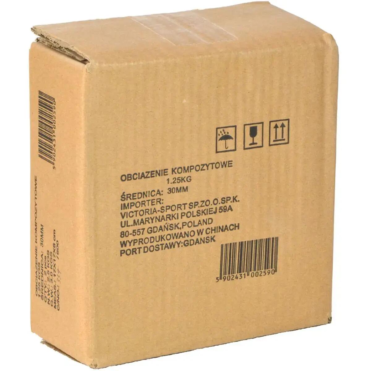 Talerz 1,25 kg do podnoszenia ciężarów Enero Fit 29,5 mm 6/6