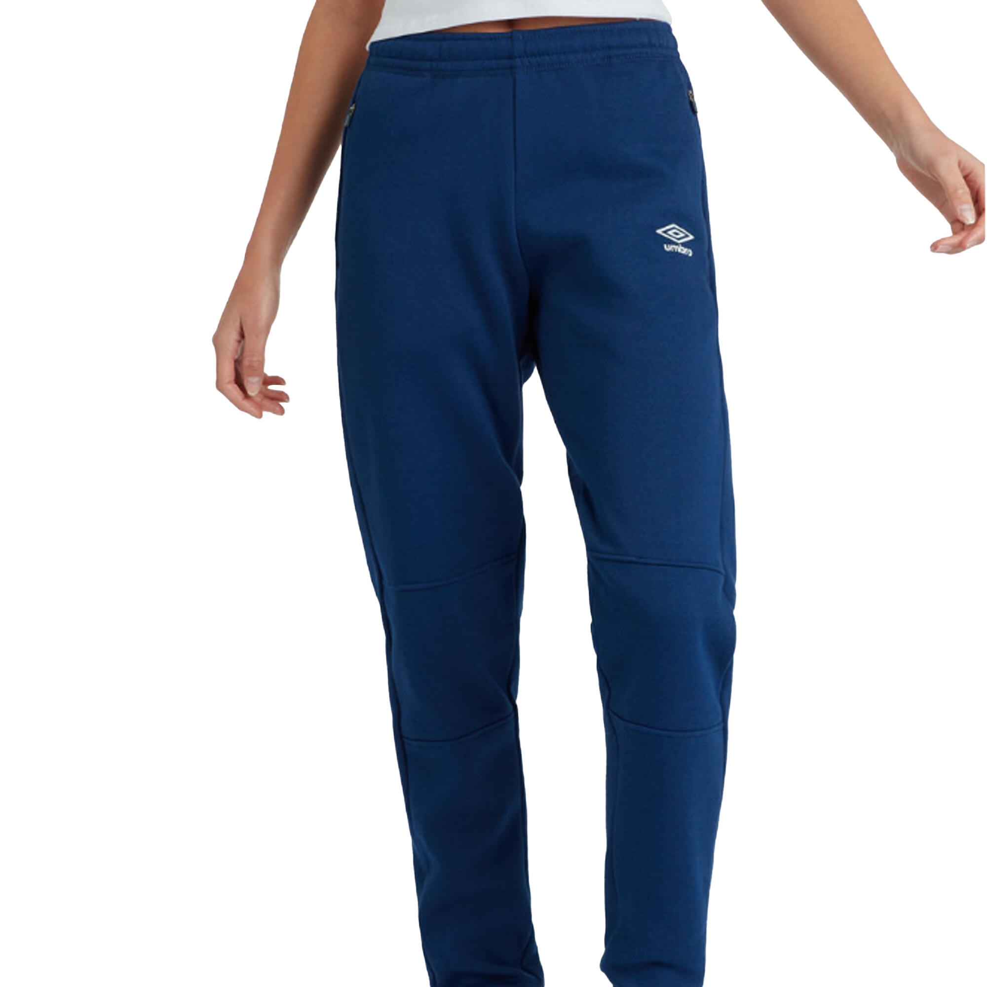 Pantalon De Jogging CLUB LEISURE Femme (Bleu Marine / Blanc) 4/4